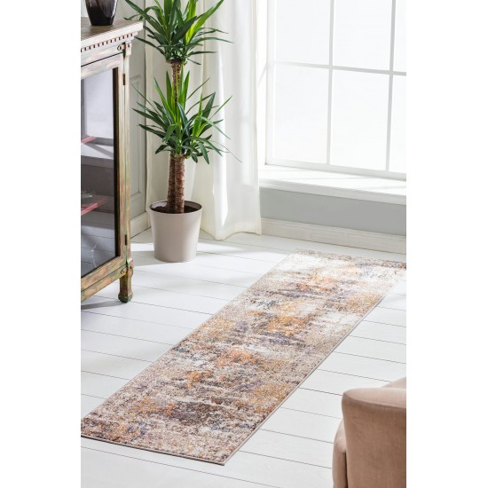 Kaleen Dasha Collection Light Sand Runner 2' x 7'6"