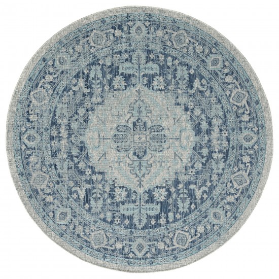 Kaleen Arelow Collection ARE01-22 Navy Throw Rug 2'7" x 4'11"