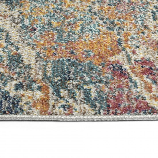 Kaleen Dasha Collection Multi Blue Runner 2' x 7'6"