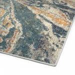 Kaleen Dasha Collection Multi Blue Area Rug 7'9" x 10'