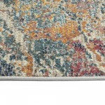 Kaleen Dasha Collection Multi Blue Area Rug 7'9" x 10'