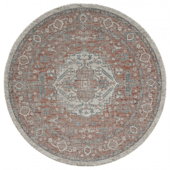 Kaleen Arelow Collection ARE01-53 Paprika Area Rug 7'10" x 10'2"