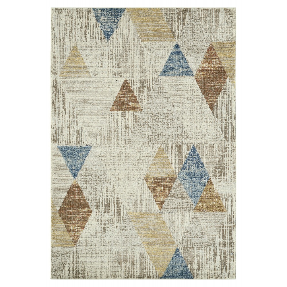 Kaleen Dasha Collection DSH06-01 Ivory Area Rug 3'11" x 5'7"