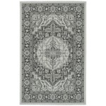 Kaleen Arelow Collection Light Grey Area Rug 3'11" x 5'11"