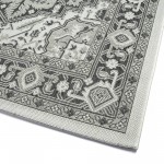 Kaleen Arelow Collection Light Grey Area Rug 3'11" x 5'11"