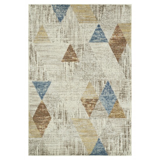 Kaleen Dasha Collection DSH06-01 Ivory Area Rug 5'5" x 7'9"