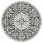 Kaleen Arelow Collection Light Grey Area Rug 3'11" x 5'11"