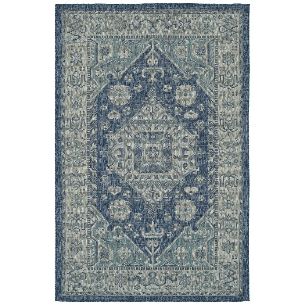 Kaleen Arelow Collection ARE02-22 Navy Runner 2'3" x 7'10"