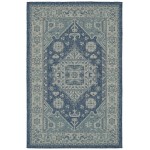 Kaleen Arelow Collection ARE02-22 Navy Throw Rug 2'7" x 4'11"