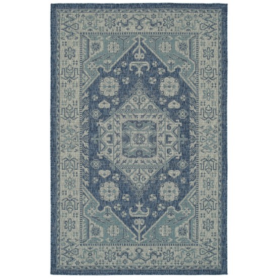 Kaleen Arelow Collection ARE02-22 Navy Throw Rug 2'7" x 4'11"