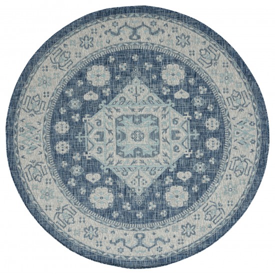 Kaleen Arelow Collection ARE02-22 Navy Area Rug 3'11" x 5'11"