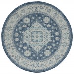 Kaleen Arelow Collection ARE02-22 Navy Area Rug 7'10" x 7'10"