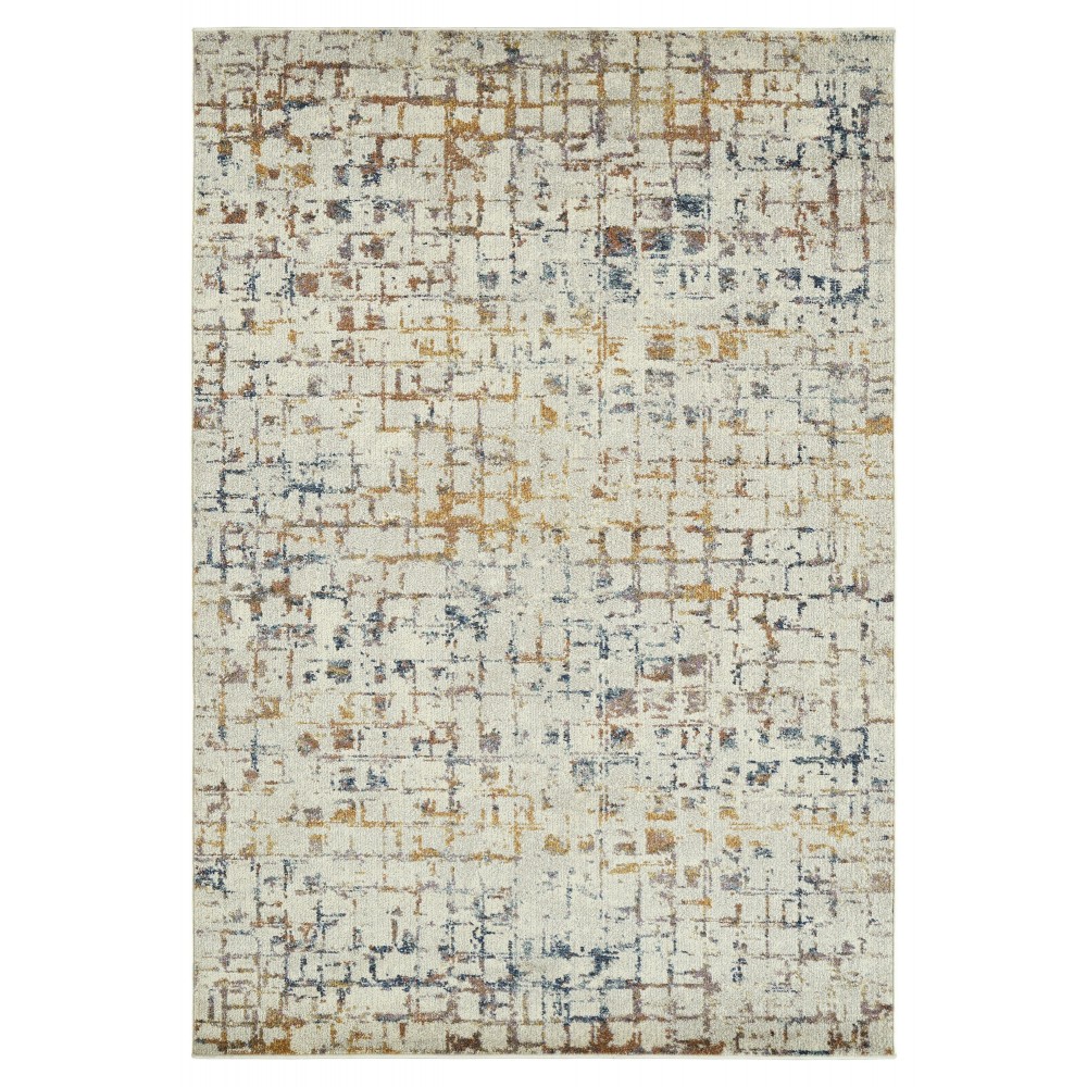 Kaleen Dasha Collection DSH07-01 Ivory Area Rug 7'9" x 10'