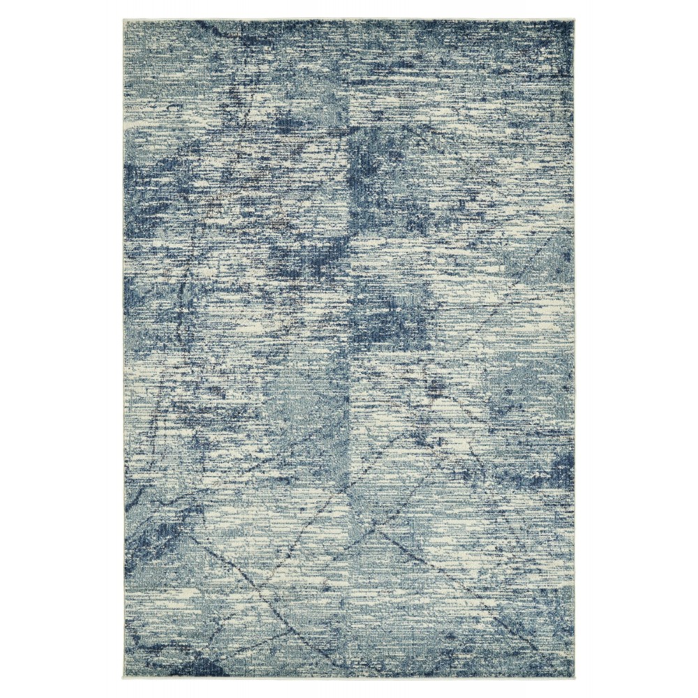 Kaleen Dasha Collection DSH08-17 Blue Runner 2' x 7'6" Kaleen Dasha Collection DSH08-17 Blue Runner 2' x 7'6"