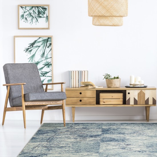 Kaleen Dasha Collection DSH08-17 Blue Runner 2' x 7'6"