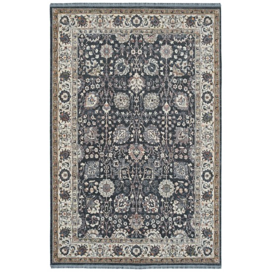 Kaleen Artundra Collection Dark Grey Throw Rug 1'10" x 2'6"