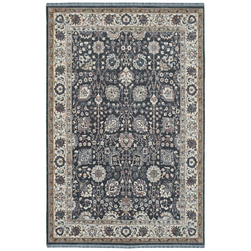 Kaleen Artundra Collection Dark Grey Area Rug 5'3" x 7'3"