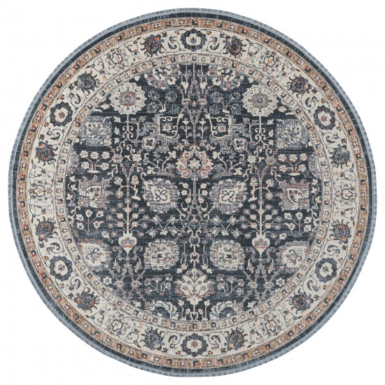 Kaleen Artundra Collection Dark Grey Area Rug 5'3" x 7'3"