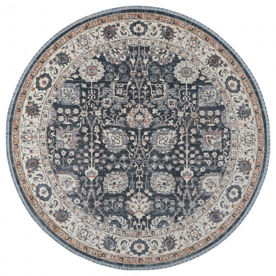 Kaleen Artundra Collection Dark Grey Area Rug 8'6" x 11'7"