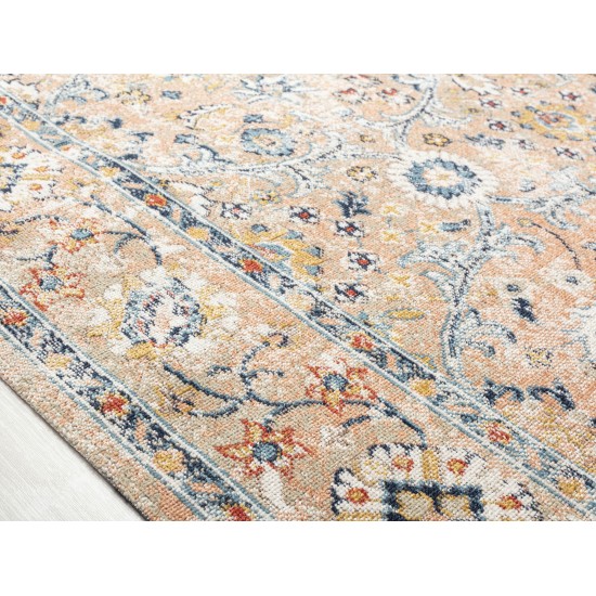 Kaleen Deya Collection Light Peach Area Rug 5'3"x 7'6"