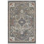 Kaleen Artundra Collection Dark Lavender Throw Rug 1'10" x 2'6"