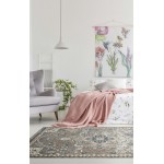 Kaleen Artundra Collection Dark Lavender Runner 2'3" x 11'7"