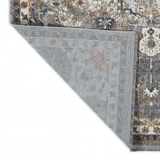 Kaleen Artundra Collection Dark Lavender Area Rug 5'3" x 5'3"