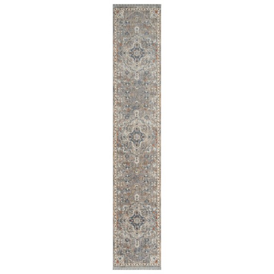 Kaleen Artundra Collection Dark Lavender Area Rug 5'3" x 5'3"