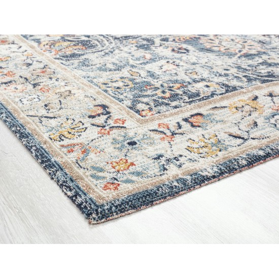 Kaleen Deya Collection Blue Navy Runner 2'7" x 8'1"