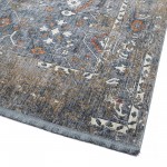 Kaleen Artundra Collection Dark Denim Throw Rug 1'10" x 2'6"