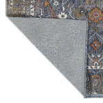 Kaleen Artundra Collection Dark Denim Throw Rug 1'10" x 2'6"