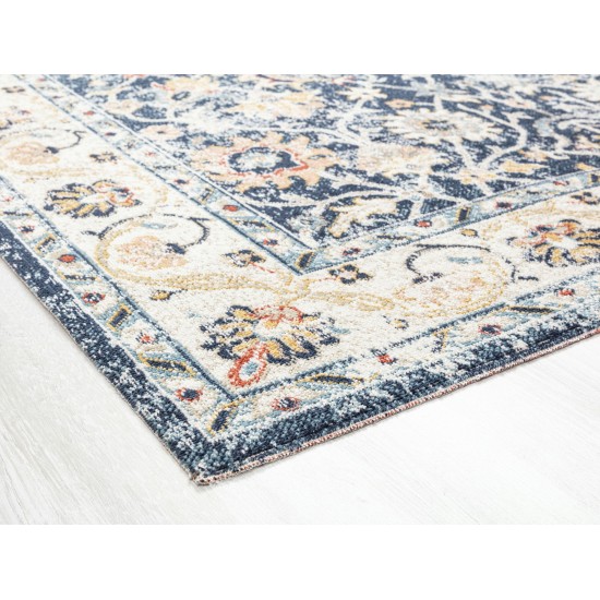 Kaleen Deya Collection Dark Navy Throw Rug 2' x 3'