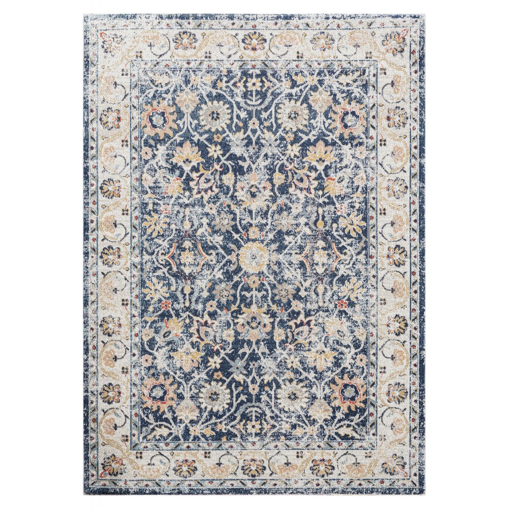 Kaleen Deya Collection Dark Navy Runner 2'7" x 8'1" Kaleen Deya Collection Dark Navy Runner 2'7" x 8'1"