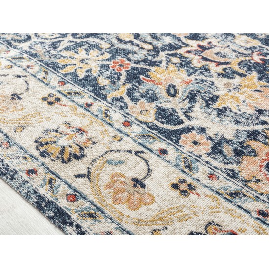 Kaleen Deya Collection Dark Navy Runner 2'7" x 8'1"