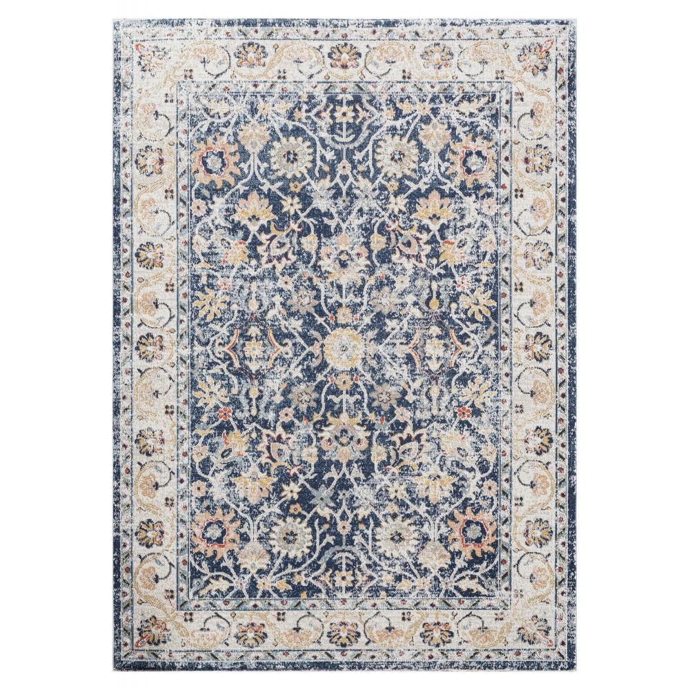 Kaleen Deya Collection Dark Navy Area Rug 5'3"x 7'6"