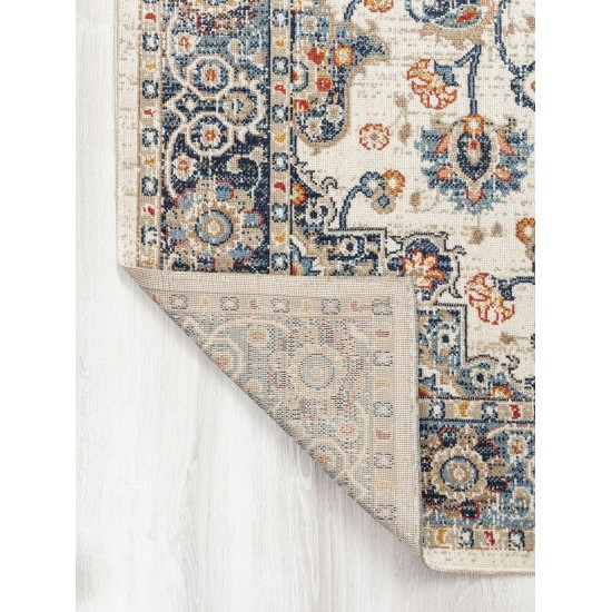 Kaleen Deya Collection Dark Cream Throw Rug 2' x 3'