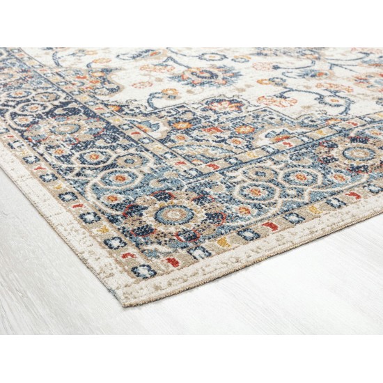 Kaleen Deya Collection Dark Cream Area Rug 5'3"x 7'6"