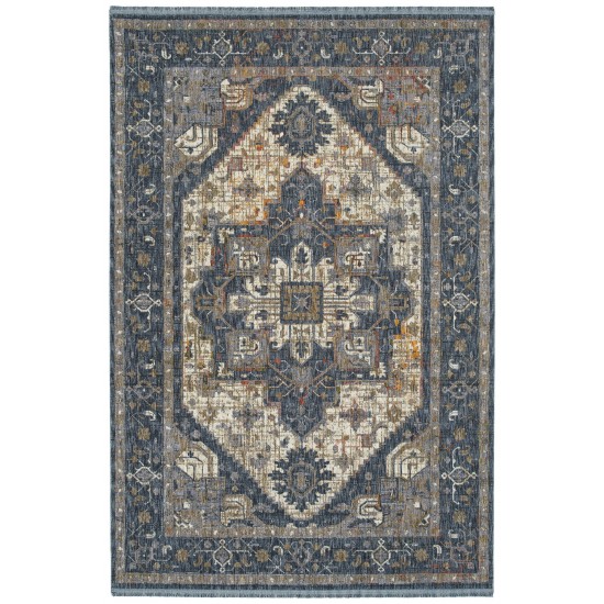 Kaleen Artundra Collection Dark Navy Throw Rug 1'10" x 2'6"