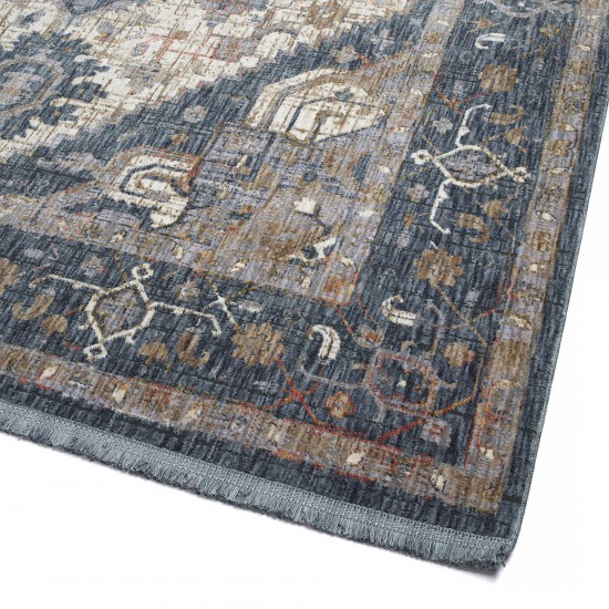 Kaleen Artundra Collection Dark Navy Throw Rug 1'10" x 2'6"