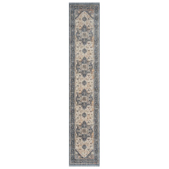 Kaleen Artundra Collection Dark Navy Area Rug 5'3" x 5'3"