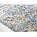 Kaleen Deya Collection Blue Coral Area Rug 5'3"x 7'6"