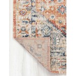 Kaleen Deya Collection Coral Navy Throw Rug 2' x 3'