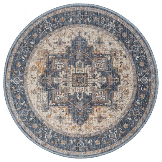 Kaleen Artundra Collection Dark Navy Area Rug 8'6" x 11'7"