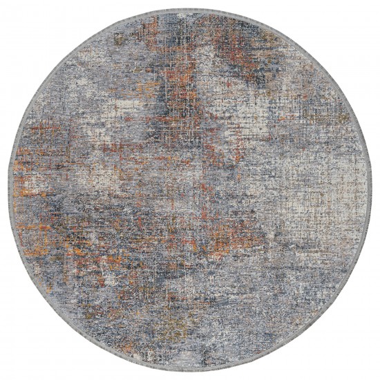 Kaleen Artundra Collection Light Lavender Area Rug 5'3" x 7'3"