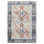 Kaleen Deya Collection Cream Coral Throw Rug 2' x 3'