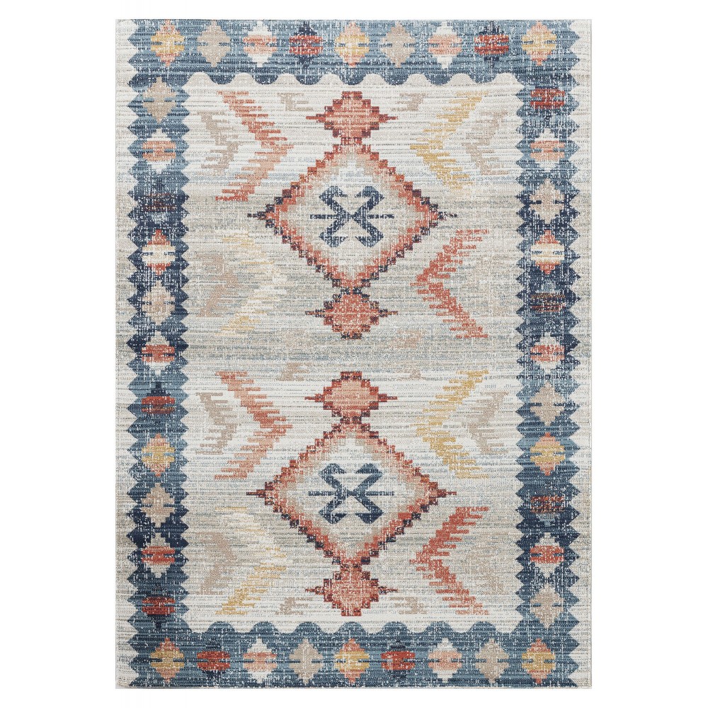 Kaleen Deya Collection Cream Coral Throw Rug 2' x 3'