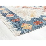 Kaleen Deya Collection Cream Coral Throw Rug 2' x 3'