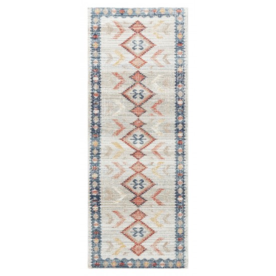 Kaleen Deya Collection Cream Coral Runner 2'7" x 8'1"