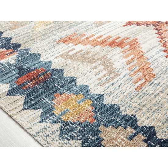 Kaleen Deya Collection Cream Coral Area Rug 7'10" x 10'2"