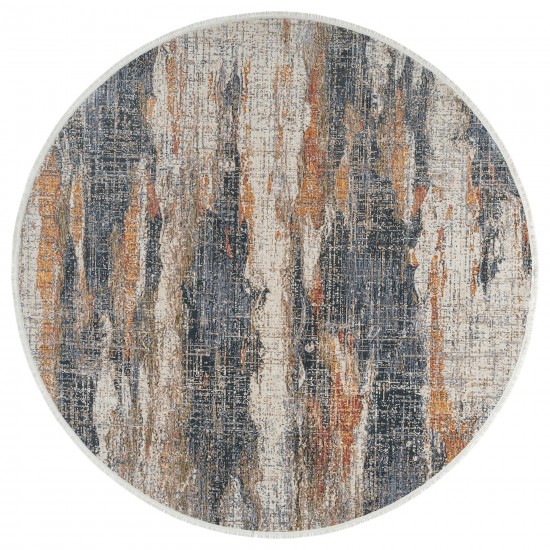 Kaleen Artundra Collection Dark Multi Area Rug 5'3" x 5'3"